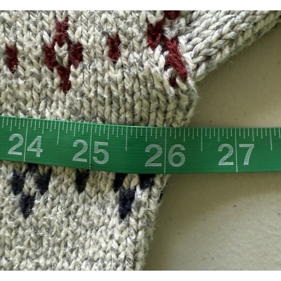 Vintage Fieldmaster Mens Y2K Fair Isle Nordic Winter Cabin Grandpa Sweater XLT - Picture 8 of 9
